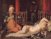 Jean-Auguste Dominique Ingres, lady-in-waiting and bondman